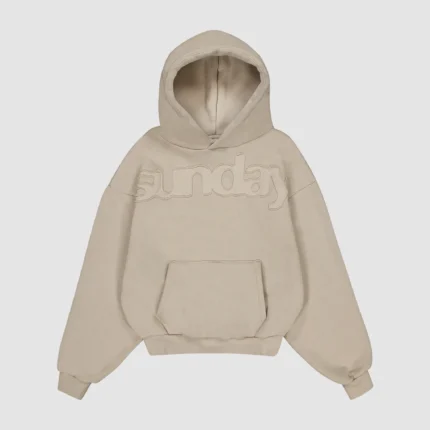 heavyweight billboard hoodie sand