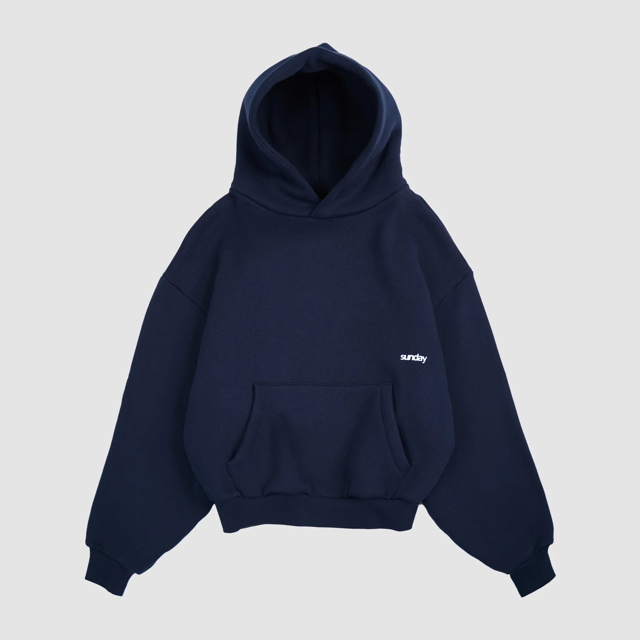 heavyweight script hoodie navy heavyweight script hoodie navy