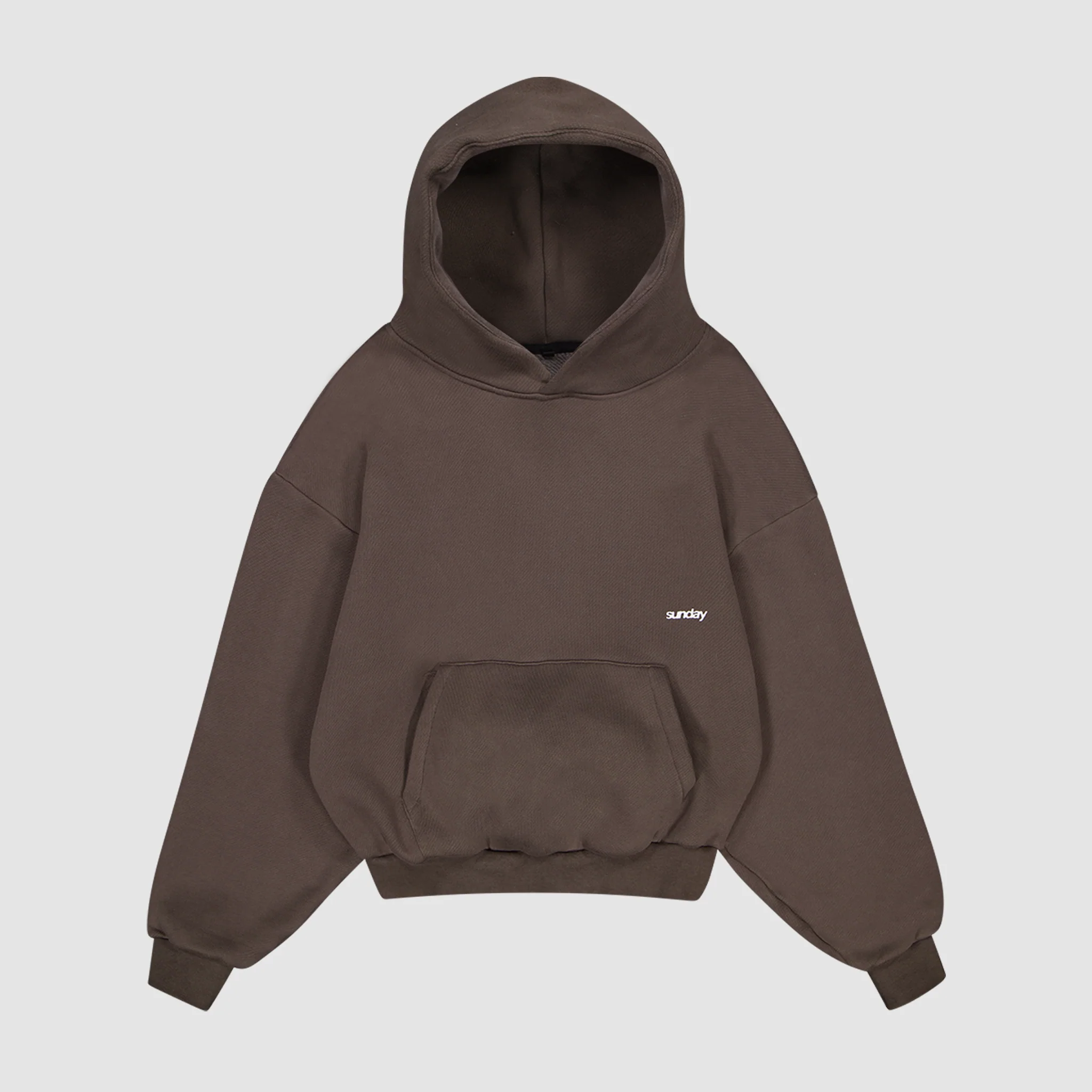heavyweight script hoodie mocha heavyweight script hoodie mocha